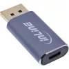 InLine 64107I video cable adapter USB Type-C DisplayPort Grey