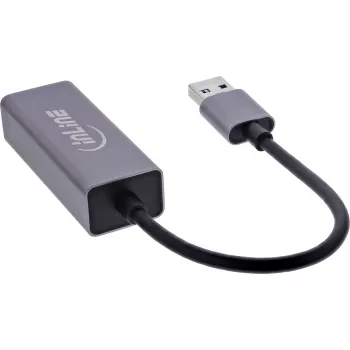 InLine 33380P interface cards/adapter RJ-45 USB Type-A Male 1 Gbit/s