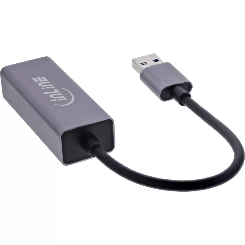 InLine 33380P interface cards/adapter RJ-45 USB Type-A Male 1 Gbit/s