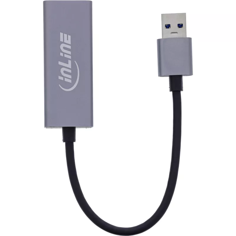 InLine 33380P interface cards/adapter RJ-45 USB Type-A Male 1 Gbit/s
