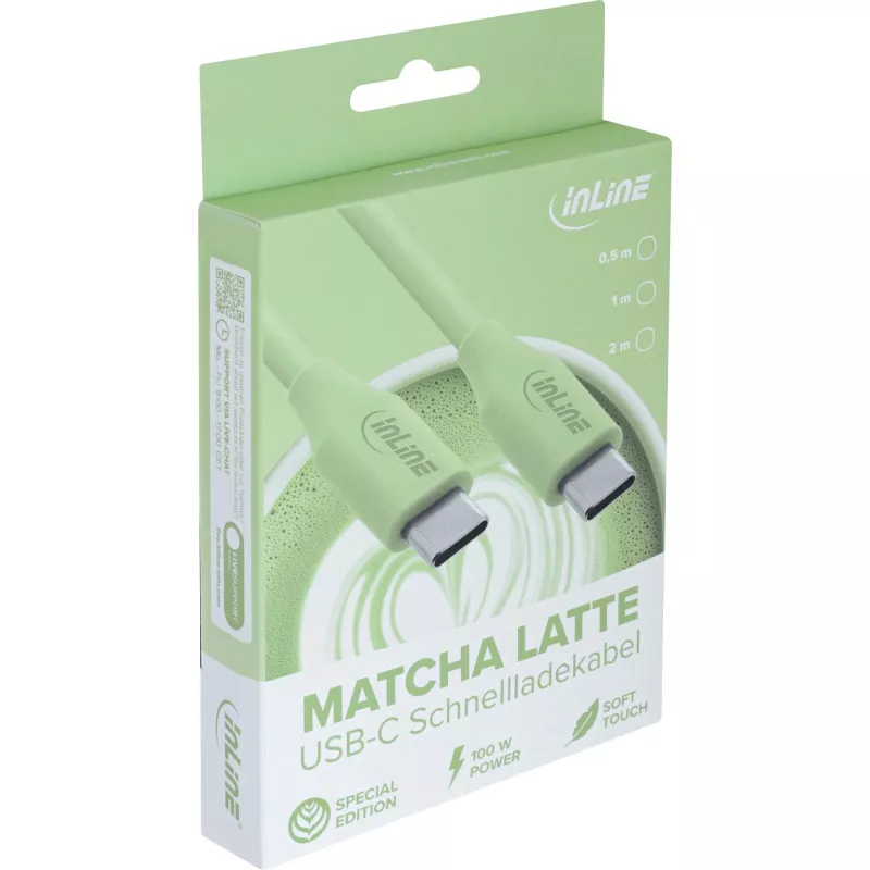 USB Cable InLine 35892G 2m USB C Green USB 2.0 0.48 Gbit/s