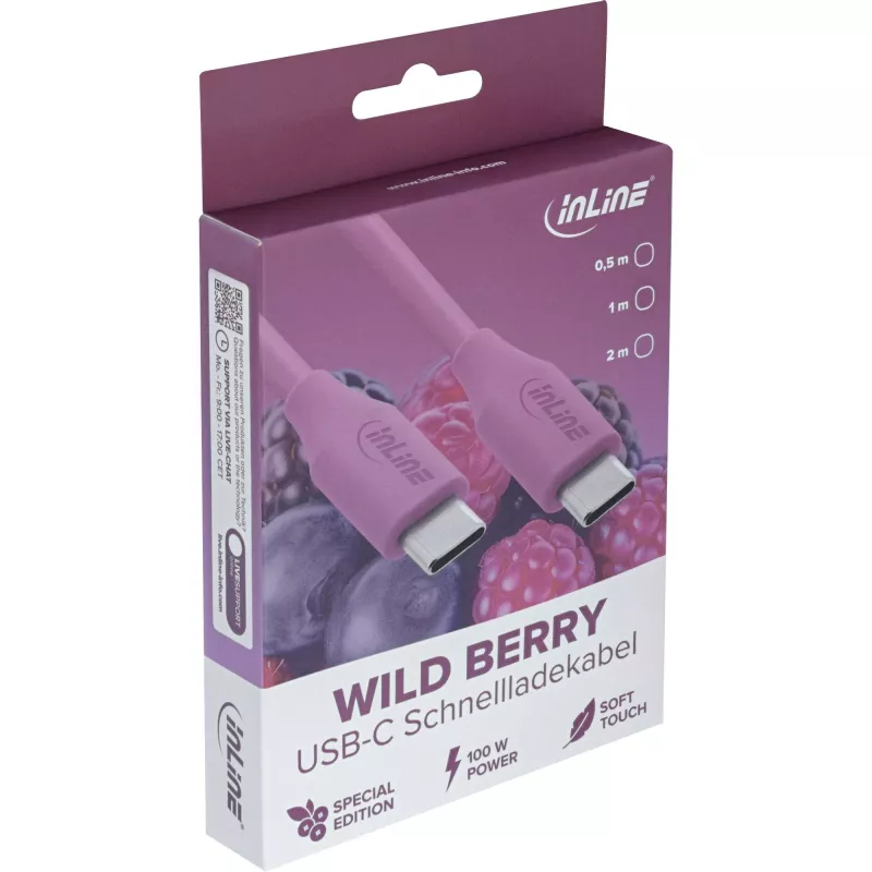 InLine 35895P USB cable USB 2.0 0.5 m USB C Violet
