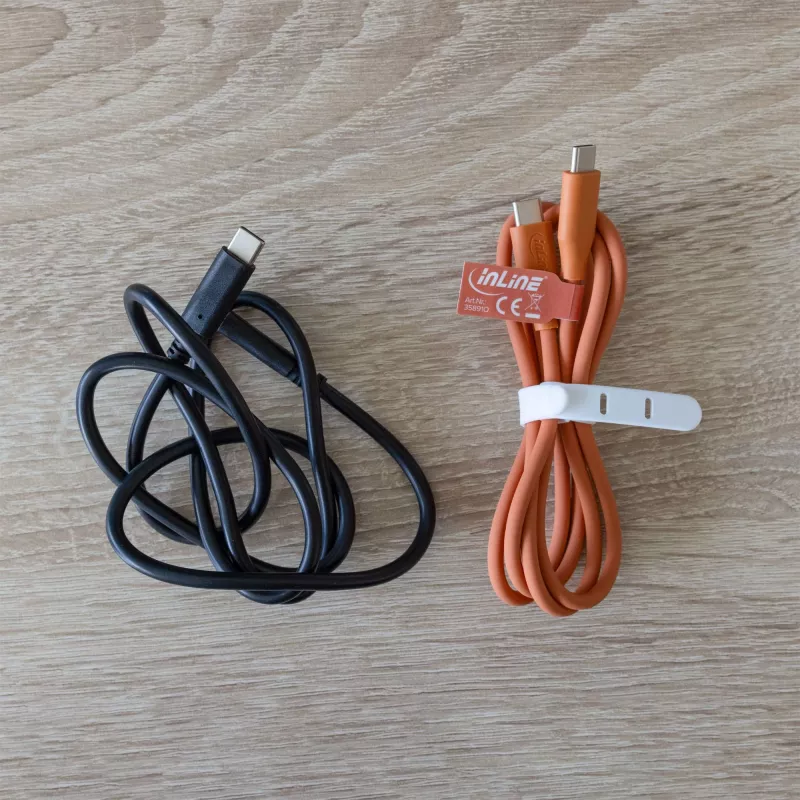 USB Cable InLine 35895O 0.5m USB C Orange USB 2.0 0.48 Gbit/s