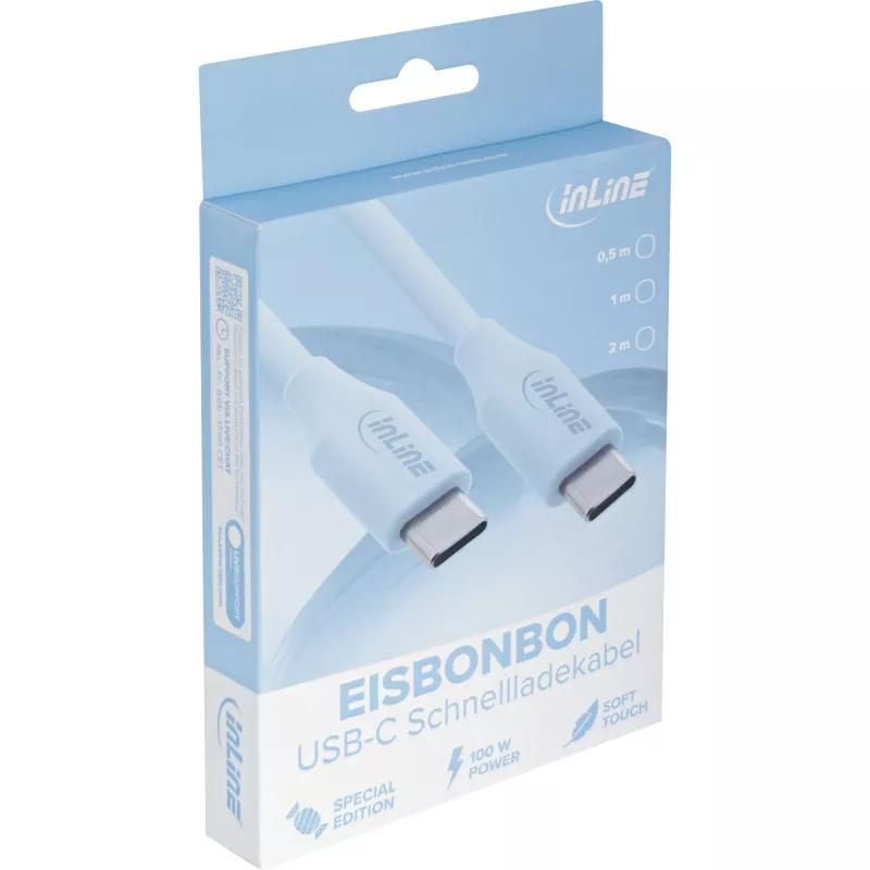 InLine 35895B USB cable USB 2.0 0.5 m USB C Blue