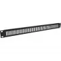 InLine 19 inch blind panel perforated, 2U, RAL 9005 black