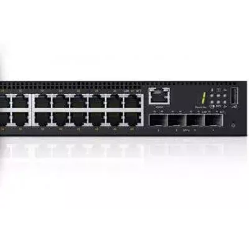 DELL N1524P Managed L3 Gigabit Ethernet (10/100/1000) Power over Ethernet (PoE) 1U Black