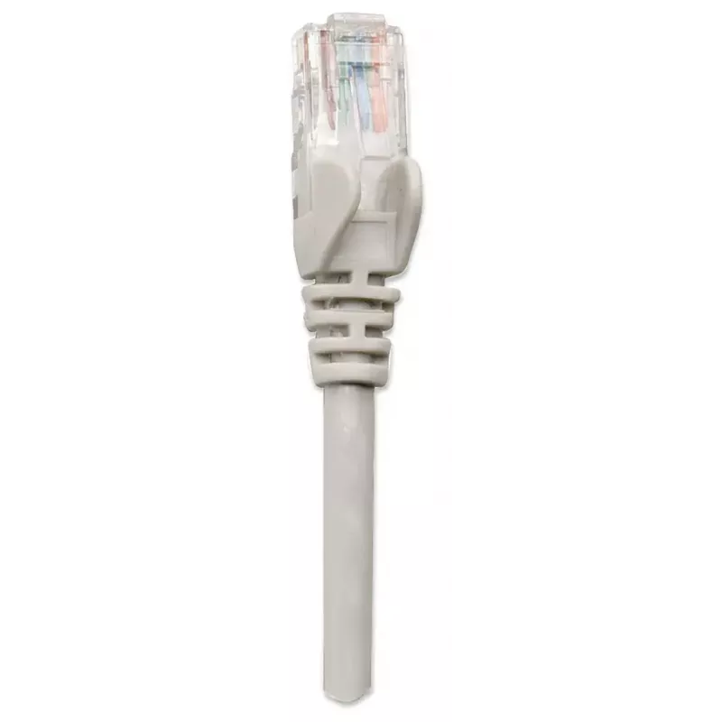 Intellinet Network Patch Cable, Cat6, 3m, Grey, CCA, U/UTP, PVC, RJ45, Gold Plated Contacts, Snagless, Booted, Lifetime Warranty