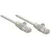 Intellinet Network Patch Cable, Cat6, 3m, Grey, CCA, U/UTP, PVC, RJ45, Gold Plated Contacts, Snagless, Booted, Lifetime Warranty