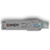 Port blocker key Lindy USB Type A Port Blocker Key Blue
