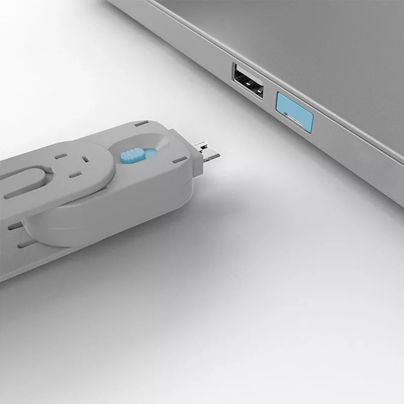 Port blocker key Lindy USB Type A Port Blocker Key Blue