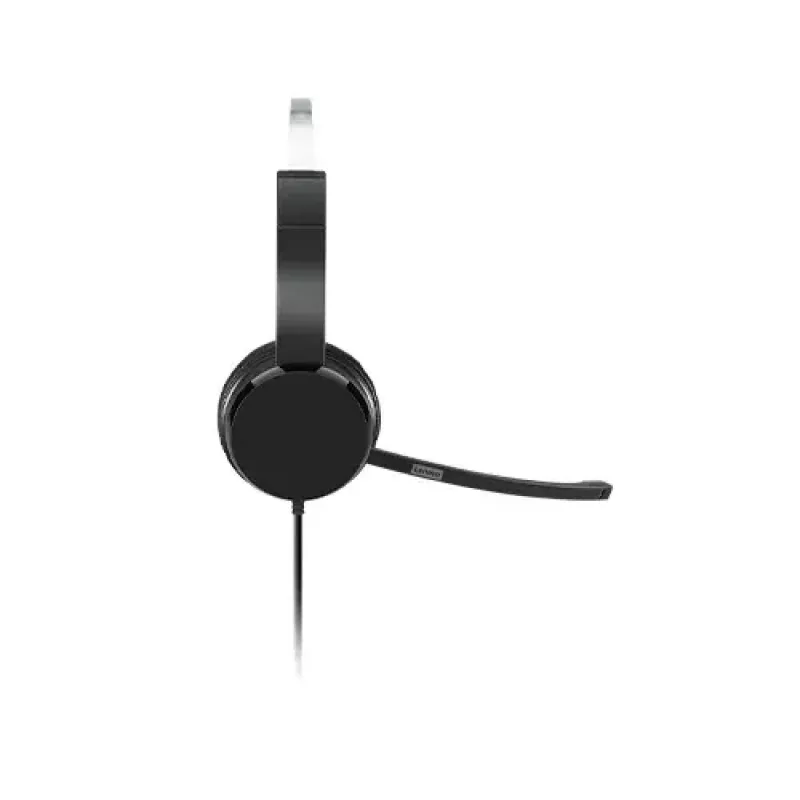 Lenovo 100 Mono Headset Wired Head-band Office/Call center USB Type-A Black