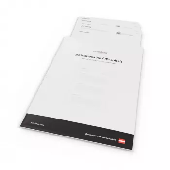 Patch panel accessory Patchbox PONEIDLABEL — paper labels for patch panels (PONEIDLABEL)