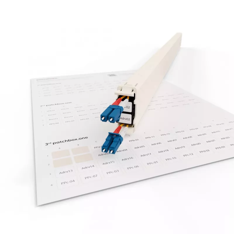 Patch panel accessory Patchbox PONEIDLABEL — paper labels for patch panels (PONEIDLABEL)