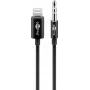 Audio Connection Cable Goobay Apple Lightning 3.5 mm 1 m Black