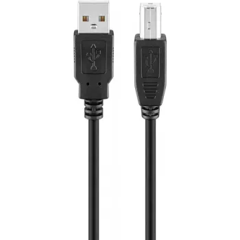 USB 2.0 Hi-Speed Cable Goobay 93597 3m Black