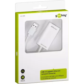 USB 3.0 Gigabit Ethernet Network Converter Goobay 95442