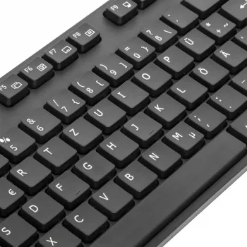 Targus AKB30DE keyboard Home USB QWERTZ German Black
