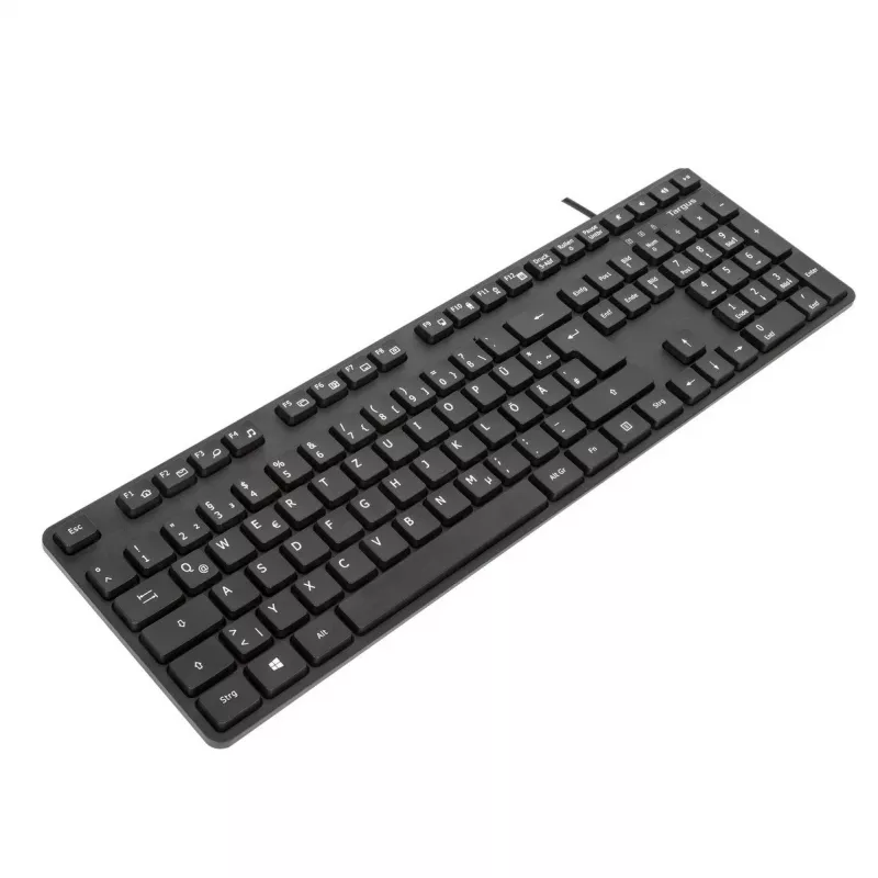 Targus AKB30DE keyboard Home USB QWERTZ German Black