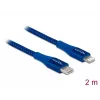 Data and charging cable USB Type-C to Lightning DeLOCK 85417