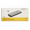 Laptop Dock DeLOCK 87725 Wired Thunderbolt 3 Black Silver
