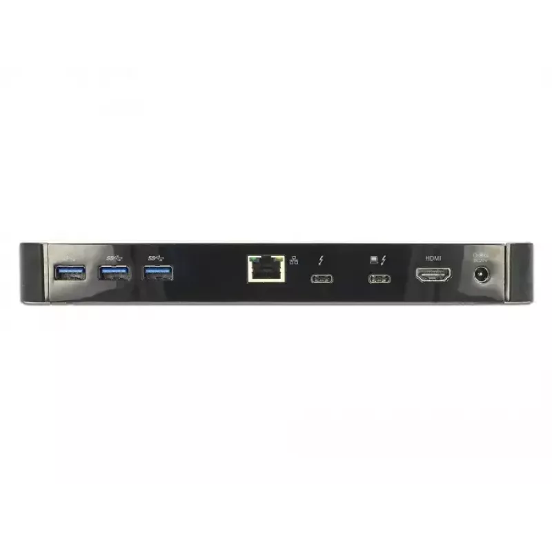 Laptop Dock DeLOCK 87725 Wired Thunderbolt 3 Black Silver