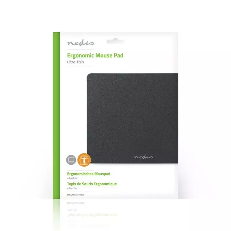 Mouse pad Nedis ERGOMPAM100BK