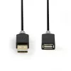 USB cable Nedis CCBW60010AT20 2 m USB 2.0 USB A Anthracite