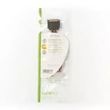 Nedis CCGP73550VA015 internal power cable 0.15 m SATA 15-pin Male