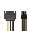 Internal power cable Nedis CCGP74200VA015 0.15 m SATA 15-pin Male
