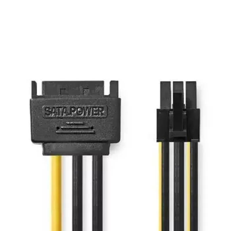 Internal power cable Nedis CCGP74200VA015 0.15 m SATA 15-pin Male