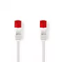 Nedis CCGP85216WT100 networking cable White 10 m Cat6 U/UTP
