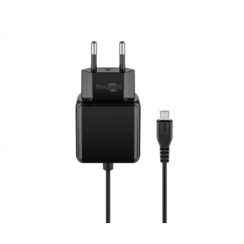 Goobay Micro-USB Power Supply 15 W Indoor Charger 3 A 1.5 m Black