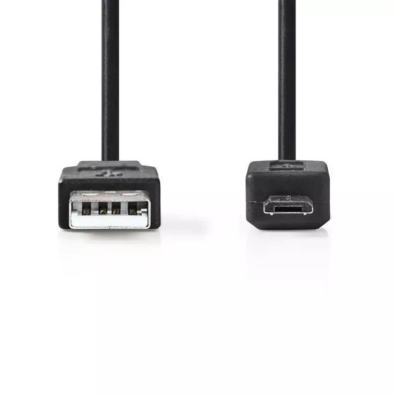Nedis USB Cable USB 2.0 3m USB A Micro-USB B Black