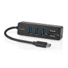 Laptop dock Nedis CCGB64250BK01 Wired USB Type-C Black 5 Gbit/s