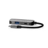 USB Hub Nedis CCGB64230GY01 Type-C 5000 Mbit/s Grey
