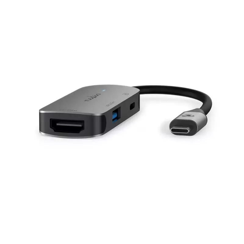 USB Hub Nedis CCGB64230GY01 Type-C 5000 Mbit/s Grey