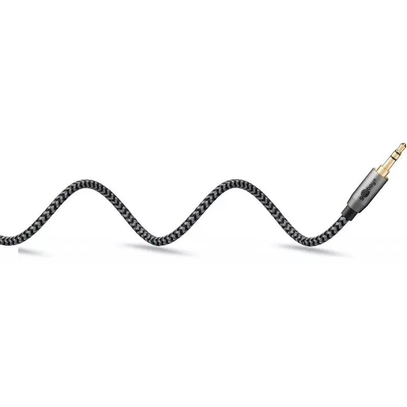 Audio cable WENTRONIC Goobay 65275 — 3 m, 3.5 mm TRS male–male, gold-plated contacts, magnetically shielded