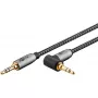 Audio cable Goobay / WENTRONIC 3.5mm TRS–3.5mm TRS, 5 m, copper, gold-plated contacts, magnetically shielded