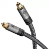 Audio cable Goobay (WENTRONIC) 65306 — 3 m TOSLINK male-to-male, copper, gold-plated contacts, black/silver