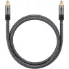 Audio cable Goobay (WENTRONIC) 65306 — 3 m TOSLINK male-to-male, copper, gold-plated contacts, black/silver