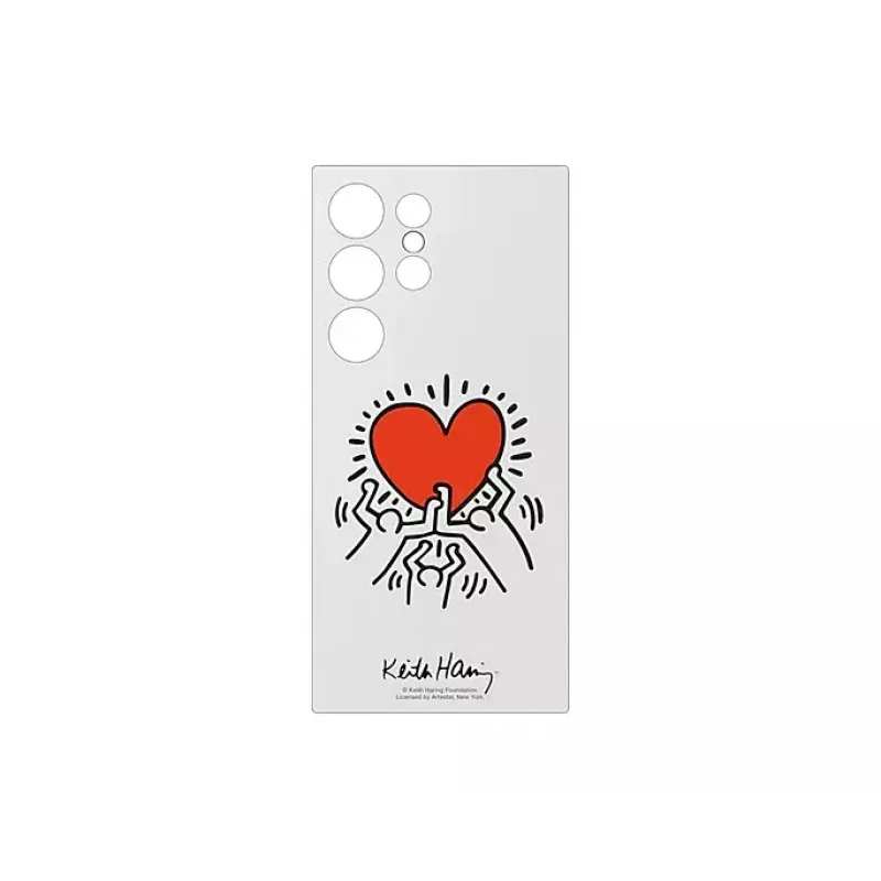 Cover Samsung Galaxy S24 Ultra EF-MS928CWEGWW Red Transparent Stylish Design