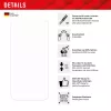 Displex Smart Glass (9H) for Samsung Galaxy A24/A25 5G, Mounting Sticker, unbreakable