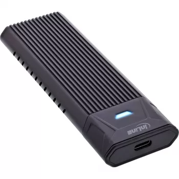 InLine USB3.2 Gen.2 USB-C to M.2 SSD (PCIe NVMe & SATA) Enclosure