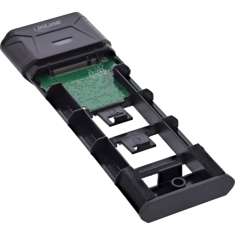 InLine USB3.2 Gen.2 USB-C to M.2 SSD (PCIe NVMe & SATA) Enclosure