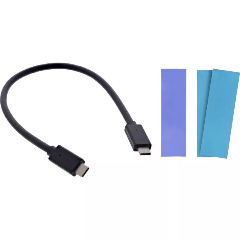 InLine USB3.2 Gen.2 USB-C to M.2 SSD (PCIe NVMe & SATA) Enclosure