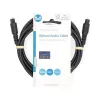 Nedis CAGL25000BK10 audio cable 1 m TOSLINK Black