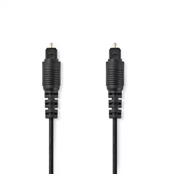 Nedis CAGL25000BK10 audio cable 1 m TOSLINK Black