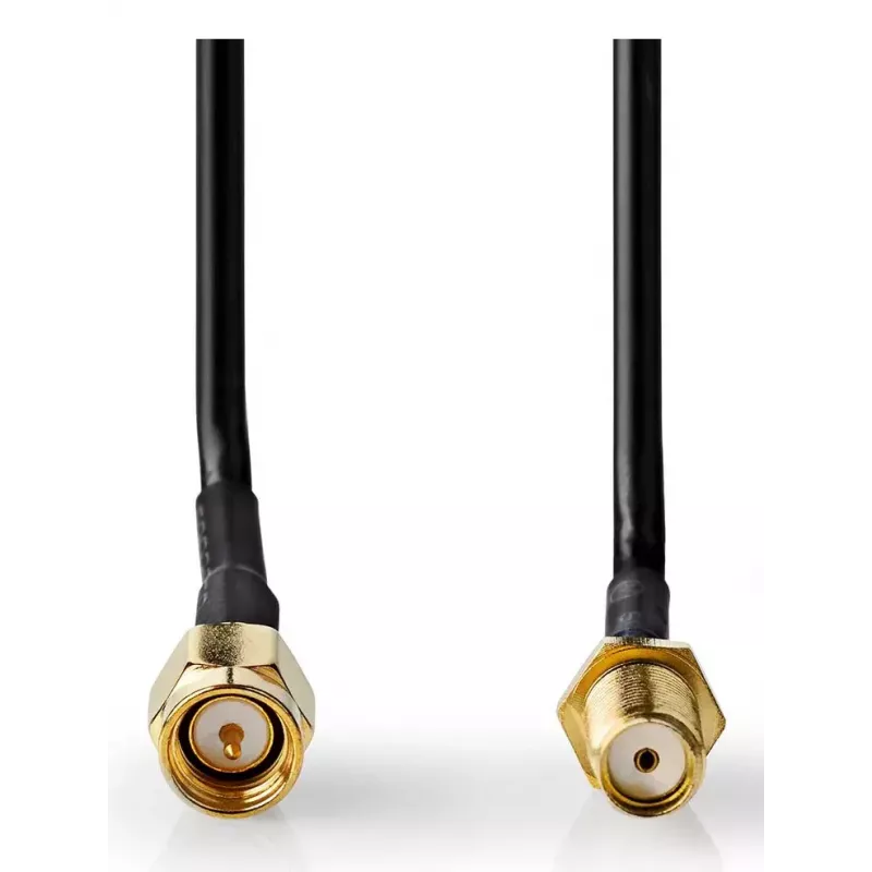 Coaxial Cable Nedis CSGL02010BK10 1 m SMA Black
