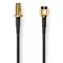 Coaxial Cable Nedis CSGL02010BK10 1 m SMA Black