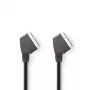 Nedis CVGL31001BK15 SCART cable 1.5 m SCART (10-pin) Black